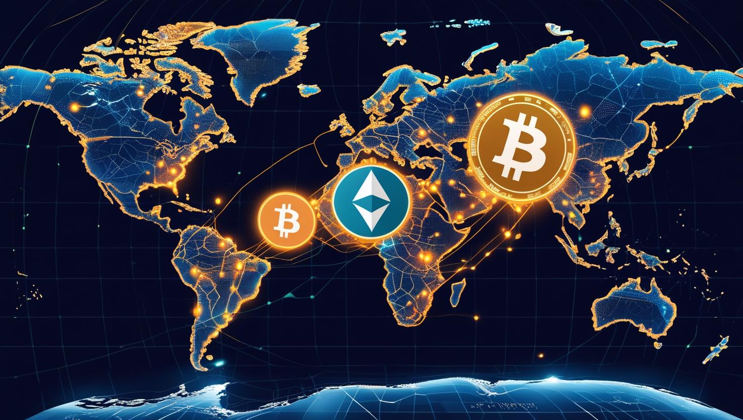 Forensic analyst uncovering hidden cryptocurrency wallets in a fraud investigation
